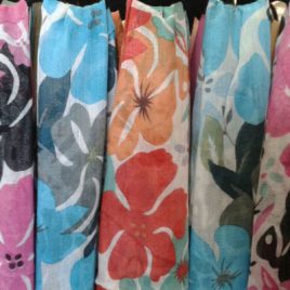 Soft Floral Scarves