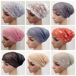 Rose Back Lace Caps