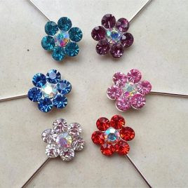 Flower Scarf Pins