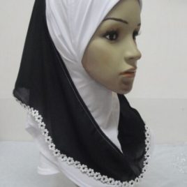 Daisy Border Pull On Hijab