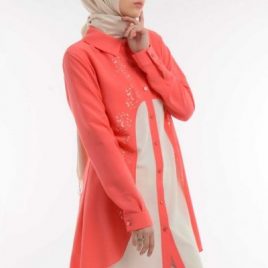 Laser-cut Pink Tunic