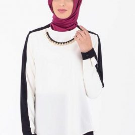 Turkish Chain Neck Blouse