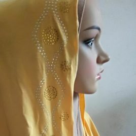 Rhinestone Pattern Jersey Hijab